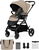 KINDERKRAFT SELECT Kočík športový Yoxi Sand Beige