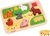 Janod Drevené vkladacie puzzle pre najmenších Farma Chunky