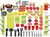 Ecoiffier Set di alimenti 100 pezzi