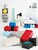 LEGO® úložný box 8 - červená 250 x 500 x 180 mm