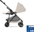CYBEX Športový kočík Melio Carbon Dune Grey Gold