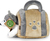 Plyšový pes husky 13 cm s prepravkou ECO-FRIENDLY