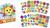 Janod Stickers Samolepky Geometrické tvary 150 ks