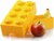 LEGO® Snackbox 8 - Gelb 100 x 200 x 75 mm