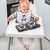 BABYONO Podbradník Froté, malý, vodeodolný 3m+ tučniak