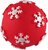 Dog Fantasy Winter Tale Quietschball, rot ? 7cm