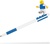 LEGO® Gelschreiber mit Minifigur, blau - 1 Stk