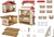 Sylvanian Families Poschodový dom s červenou strechou a svetlami