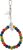 Toy Bird Jewel Holzschaukel mit farbigem Seil, Kreis 15 cm