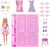 Mattel Barbie šatník snov v pastelových farbách s bábikou