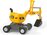 Rollytoys RollyDigger Pojazdný Otočný Bager CAT žltý