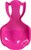 Detský sánkovací klzák lopata Baby Mix COMFORT LINE XL ružový
