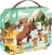 Janod Panoramatické puzzle v kufríku Prehistorické obdobia 100 ks