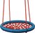 Leagăn rotund tip cuib WOODY 91401 Albastru 85 cm