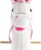 Hobby horse Egyszarvú hanggal és kerekekkel Nia Baby Mix white