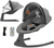 KINDERKRAFT Lehátko pohupujúce s melódiou 2v1 Lumi, do 9 kg, Premium Dark Grey