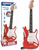 Bontempi Elektrická rocková gitara 241300 B