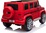 Elektrické autíčko Mercedes G500 12V, červené, 2,4 GHz diaľkové ovládanie, USB / SD Vstup,