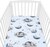 Bavlnené prestieradlo do postieľky New Baby Teddy bear in space 120x60 cm