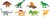 Safari® Fun pack Dinosaury 8 figúrok