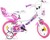 Dino Bikes - Detský bicykel 12" 124RSN-05FY Fairy - biely