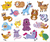 Janod Stickers Samolepky Domáce zvieratá 100 ks od 18 mesiacov