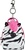 Squishmallows mikro batôžtek - zebra Tracey