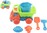 Auto do piesku s doplnkami plast 16cm 2 farby