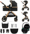 KINDERKRAFT Kočík kombinovaný 3v1 Esme Pro Pure Black