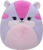 SQUISHMALLOWS Fialovo-ružový chipmunk - Tamara