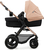 KINDERKRAFT Kočík kombinovaný Moov 2 Air 3v1 Sand Beige