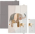 Ceba Podložka přebalovací cestovní (60x40) Basic Elephant Family