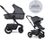 EASYWALKER Kombikinderwagen Harvey5 Premium 2-in-1 Mineral Grey LITE AIR