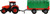 Trattore con rimorchio ed effetti 36cm