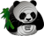 EUGY Panda 3D kartonová skládačka