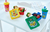 LEGO® ICONIC Girl Tasse mit Strohhalm - gelb / rot