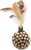 Hračka Magic Cat Natural Fun guľa s prírodnými pierkami a oblepené drevom 13cm