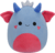SQUISHMALLOWS Modroružový škriatok - King Kin, 13 cm
