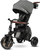 QPLAY Trojkolka Comfo Max Grey, 8 v 1, vek 10-72 mesiacov