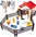 Kone s ohradou 2ks 14cm