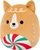 Squishmallows Perníkový corgi Louis, 13 cm