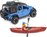 Bruder 2529 Jeep Wrangler Rubicon con kayak e figura