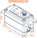 Spektrum servo S6245 Auto Vysoká rýchlosť Vysoký krútiaci moment 19.1kg.cm 0.06s/60° 23T