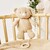 NATTOU Hračka plyšová hudobná Teddy medvedík 24 cm