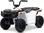 Licencovaná elektrická štvorkolka Arctic Cat 12V so zadným pohonom, biela, LED svetlá, Lít