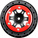 Pro-Line disk 2.2/3.0" Split Six zadný H12 červeno-čierny (2)