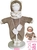 Llorens M844-011 oblečenie pre bábiku bábätko NEW BORN veľkosti 43-45 cm