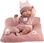 Llorens 73818 NEW BORN DIEVČATKO - realistická bábika bábätko s celovinylovým telom - 40 c