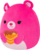 SQUISHMALLOWS Ružový medveď - Delia