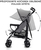 KINDERKRAFT Kočík golfový Tik Stone grey